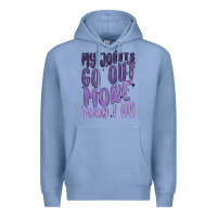 Colony Blue my joints go out more than ı do Premium Hoodie - MaliasSmallBusiness