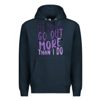 Navy my joints go out more than ı do Premium Hoodie - MaliasSmallBusiness