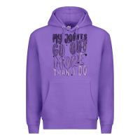 Purple my joints go out more than ı do Premium Hoodie - MaliasSmallBusiness
