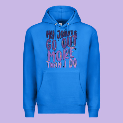 My Joints Go Out More Than ı Do Premium Hoodie Designed By Maliassmallbusiness