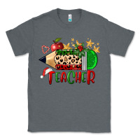 Charcoal Heather Christmas Teacher Pencil Classic Tee - FaDigitalArtStudio