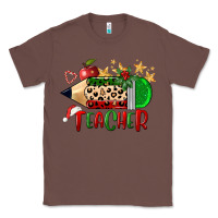 Chestnut Christmas Teacher Pencil Classic Tee - FaDigitalArtStudio