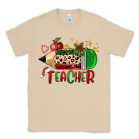 Mushroom Christmas Teacher Pencil Classic Tee - FaDigitalArtStudio