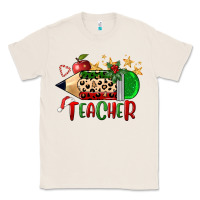 Natural Christmas Teacher Pencil Classic Tee - FaDigitalArtStudio