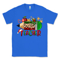 True Royal Christmas Teacher Pencil Classic Tee - FaDigitalArtStudio