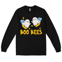 Black Boo Bees Long Sleeve Tee - texasbilliewilder