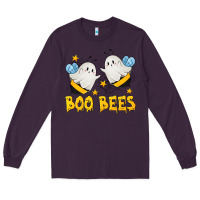 Plum Boo Bees Long Sleeve Tee - texasbilliewilder