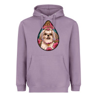 Lavender shih tzu teardrop earrings Heavyweight Hoodie - Artiststas