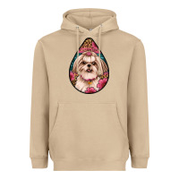 Mushroom shih tzu teardrop earrings Heavyweight Hoodie - Artiststas