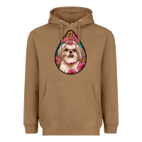 Toasted Coconut shih tzu teardrop earrings Heavyweight Hoodie - Artiststas