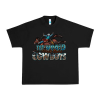 Black the world needs more cowboys Urban Heavy Tee - Zillion Design Studio