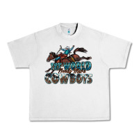 Lunar Rock the world needs more cowboys Urban Heavy Tee - Zillion Design Studio