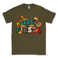 Army Green Let's fiesta Classic Tee - CTS Tumbler Store