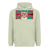 Matcha shih tzu license plate Heavyweight Hoodie - Artiststas