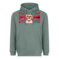 Sage shih tzu license plate Heavyweight Hoodie - Artiststas