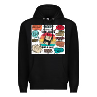 Black ı keep all my dad jokes in a dad a base Premium Hoodie - MaliasSmallBusiness