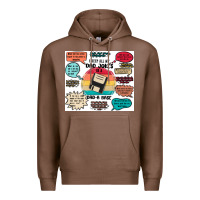 Chestnut ı keep all my dad jokes in a dad a base Premium Hoodie - MaliasSmallBusiness