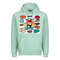 Seafoam ı keep all my dad jokes in a dad a base Premium Hoodie - MaliasSmallBusiness