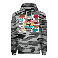 Slate Camo ı keep all my dad jokes in a dad a base Premium Hoodie - MaliasSmallBusiness