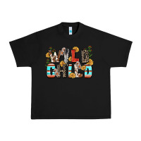 Black wild child Urban Heavy Tee - Zillion Design Studio
