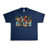 Navy wild child Urban Heavy Tee - Zillion Design Studio