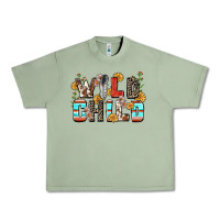 Oil Green wild child Urban Heavy Tee - Zillion Design Studio