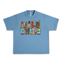 Pebble Blue wild child Urban Heavy Tee - Zillion Design Studio