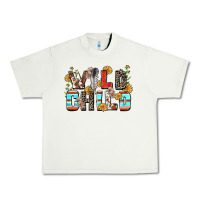 Pistachio wild child Urban Heavy Tee - Zillion Design Studio