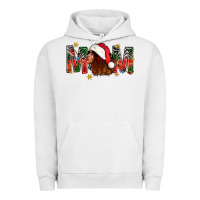 Pigment Lunar Rock Western Mom With Woman In Santa Hat Urban Hoodie - BundleAndBundleShop