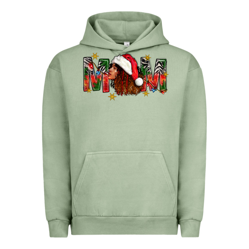 Western Mom With Woman In Santa Hat Urban Hoodie by BundleAndBundleShop | Teevron
