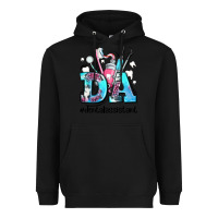 Black da dental assistant Heavyweight Hoodie - AdoDesignShop