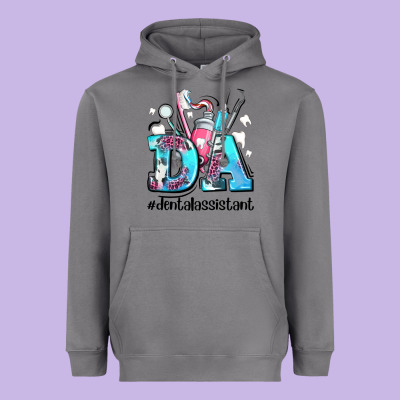 Da Dental Assistant Heavyweight Hoodie Designed By Adodesignshop