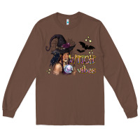Chestnut Black Witch Vibes Long Sleeve Tee - texasbilliewilder