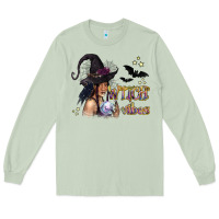 Matcha Black Witch Vibes Long Sleeve Tee - texasbilliewilder
