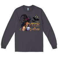 Smoke Black Witch Vibes Long Sleeve Tee - texasbilliewilder