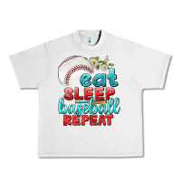 Lunar Rock eat sleep baseball repeat Urban Heavy Tee - texasbilliewilder
