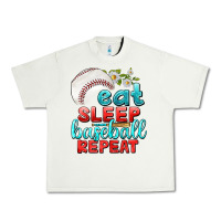 Pistachio eat sleep baseball repeat Urban Heavy Tee - texasbilliewilder