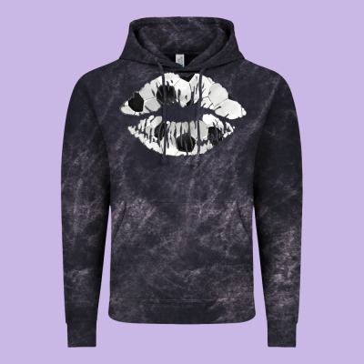 Soccer Lips Vintage Hoodie Designed By Adodesignshop