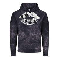 Cloud Black soccer lips Vintage Hoodie - AdoDesignShop