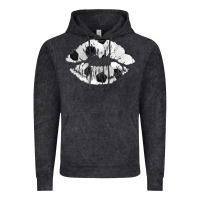 Vintage Black soccer lips Vintage Hoodie - AdoDesignShop