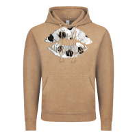 Vintage Coffee soccer lips Vintage Hoodie - AdoDesignShop