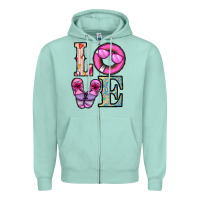Seafoam love summer Zipper Hoodie - CowhideDigitalArt