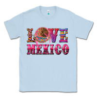 Dusty Blue love mexico Classic Tee - CTS Tumbler Store