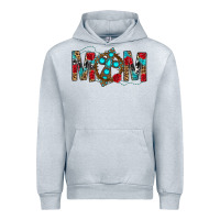 Heather Grey Western Mom With Cross Urban Hoodie - BundleAndBundleShop