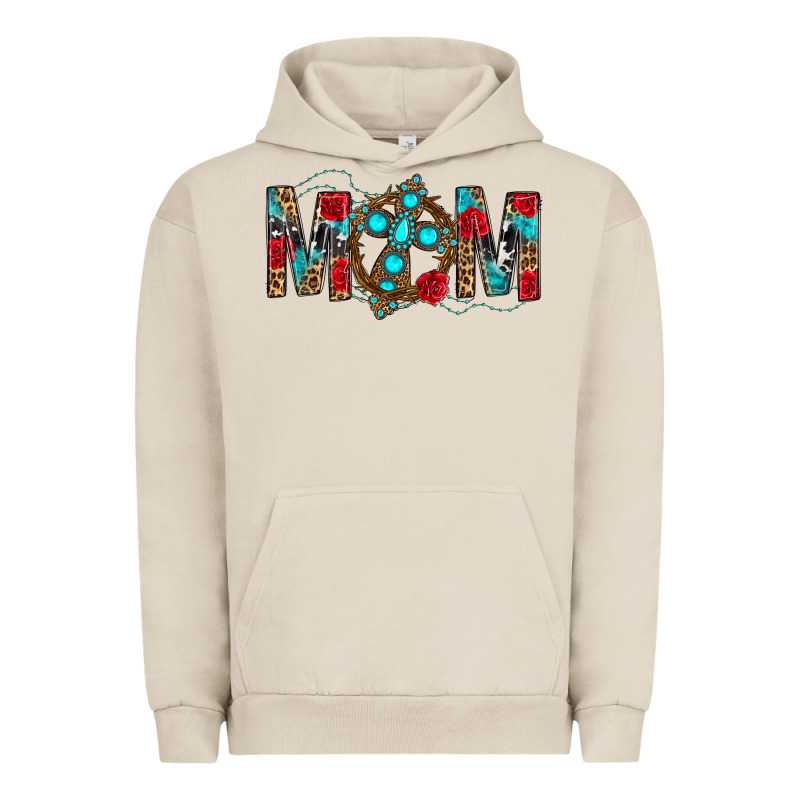 Western Mom With Cross Urban Hoodie by BundleAndBundleShop | Teevron
