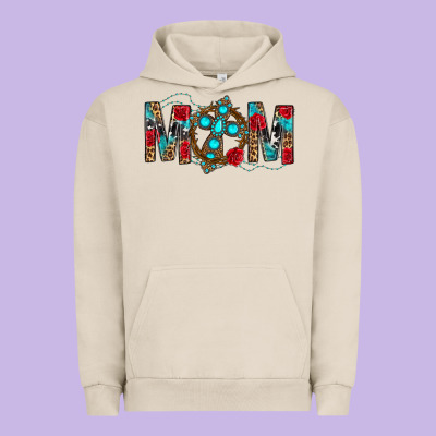 Western Mom With Cross Urban Hoodie Designed By Bundleandbundleshop
