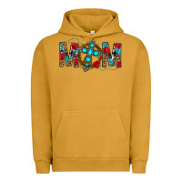 Pigment Peanut Butter Western Mom With Cross Urban Hoodie - BundleAndBundleShop
