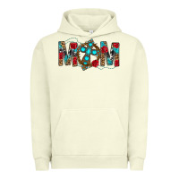 Pigment Pistachio Western Mom With Cross Urban Hoodie - BundleAndBundleShop