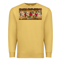 Antique Gold western  leopardfloral licanse plate Premium Sweatshirt - Artiststas