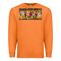 Carrot western  leopardfloral licanse plate Premium Sweatshirt - Artiststas